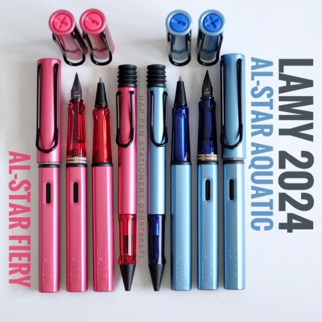 **พร้อมส่งค่ะ**Lamy Al star Fiery & Aquatic black clip 2024 ปากกา ดินสอ ลามี่ คลิปดำ ลิมิเตต
