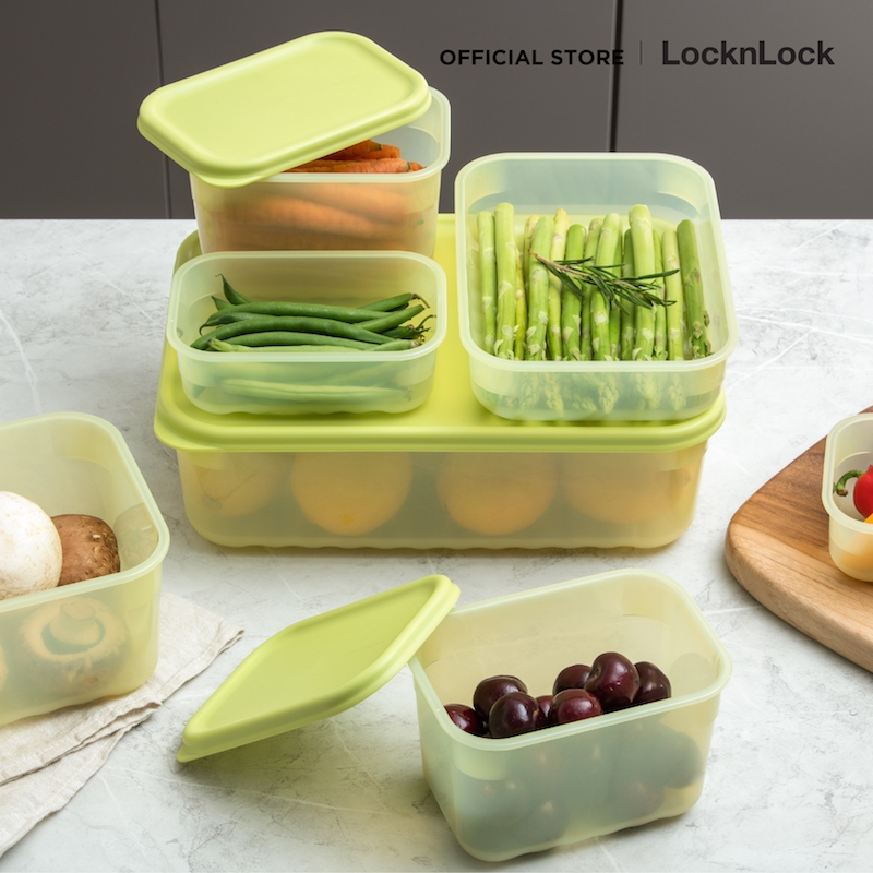 LocknLock กล่องพลาสติกถนอมอาหาร Smart Keep Fresh Container ความจุ 1.5 L. รุ่น HLE5400NS2