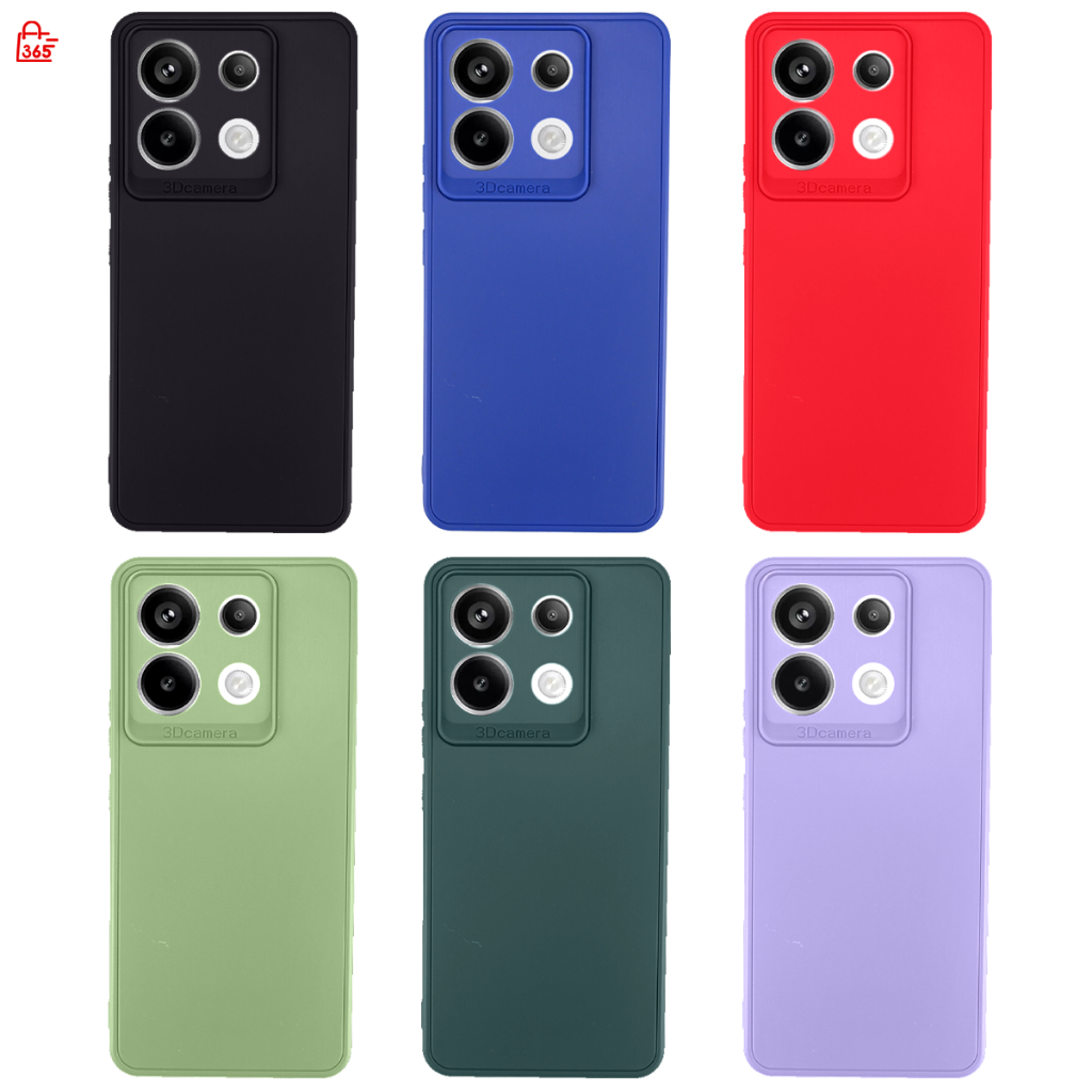 เคส สำหรับ Xiaomi Redmi Note 13 Pro 5G เคสซิลิโคนนิ่ม กันกล้อง สีพาสเทล TPU หนา