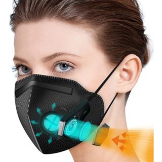 koalite Electric Fan Maskes with Five Filter,Air Supply,Brea…