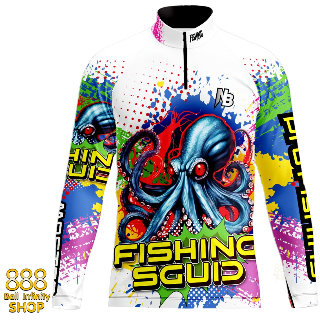 เสื้อตกปลา,ปั่นจักรยาน Set สี 40 FISHING SGUID มีให้เลือก 4 สี (สินค้าพร้อมจัดส่ง) ป้องกันแสง UV
