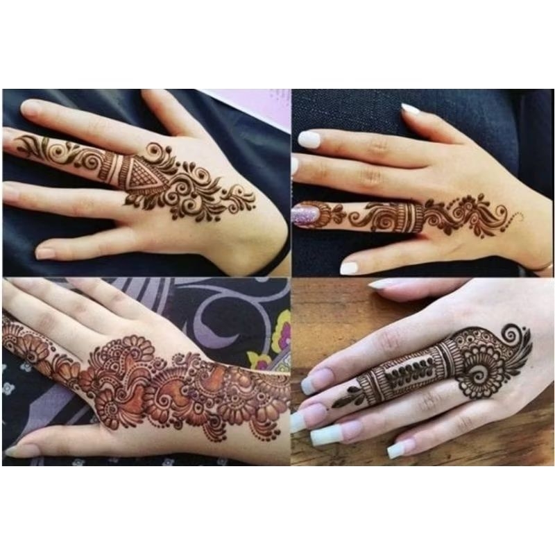 body paint instant  temporary tattoos brown henna เฮนน่าเพ้นท์ตัว golecha henna สีเพ้นท์ฮาลาล henna