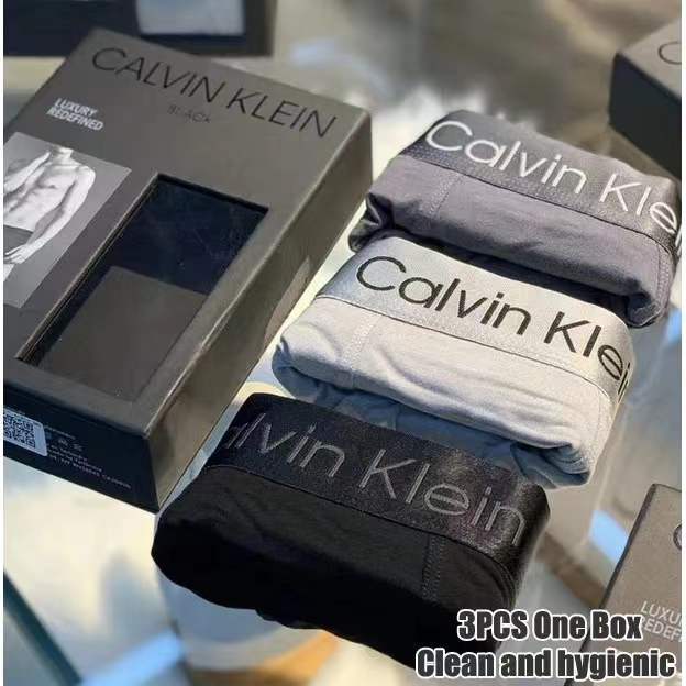 กางเกงในชายCK ชุดชั้นในชาย microfiber เนื้อผ้าเลื่อนนุ่มใส่สบายม