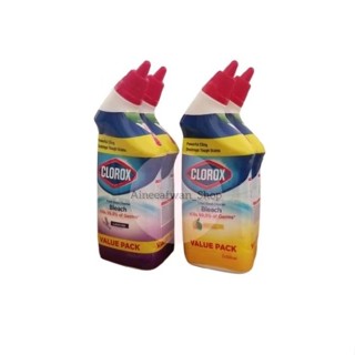 แพคคู่(2×500มล.)Clorox toilet bleach น้ำยาล้างห้องน้ำ มี 2 ก…