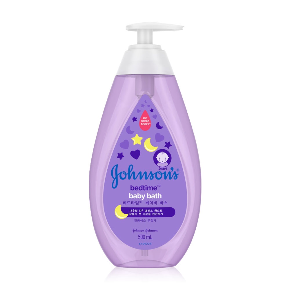 Johnson Baby Bedtime Bath 500ml สบู่เหลวอาบน้ำ สระผม