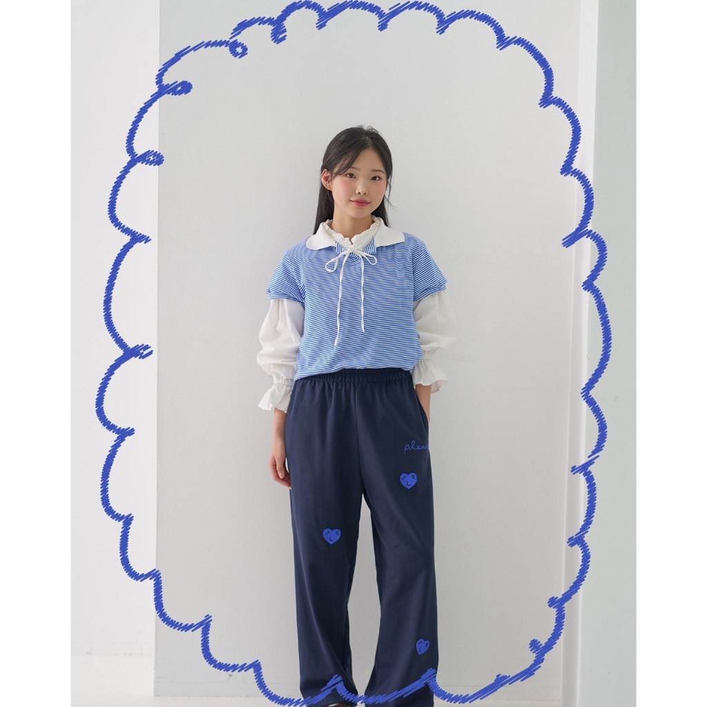 JELLYPLEASE - (LIMITED) NOBI short sleeves - เสื้อโปโลผ้ายืดแขนสั้น ꒰ᐢ. .ᐢ꒱