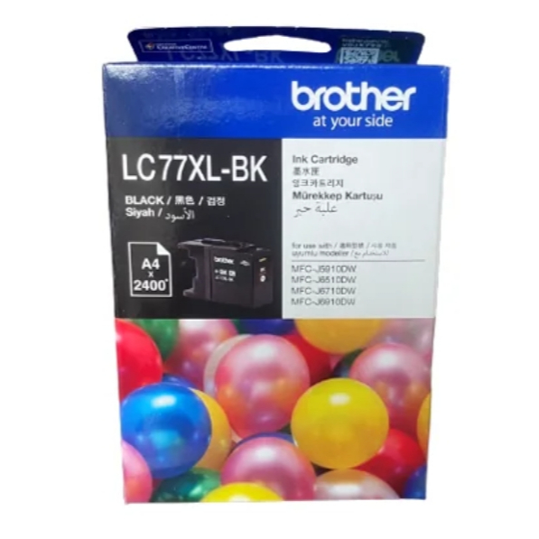 หมึกพิมพ์ brotehr LC-77XL BK สำหรับเครื่อง MFC-J5910DW,MFC-J6710DW,J6910DW,MFC-J6510DW