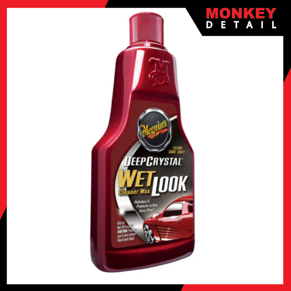 (E-tax E-Receipt)น้ำยาแว็กซ์ ขัดเคลือบสีรถ - Meguiar's A9816 Deep Crystal Wet Look 473 ml.