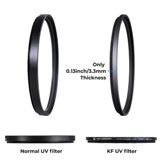 [ส่งจากไทย] K&F HMC UV Filter Slim รุ่นบางพิเศษ C Series ฟิลเตอร์มัลติโค้ต ยูวี จากค่าย K&F