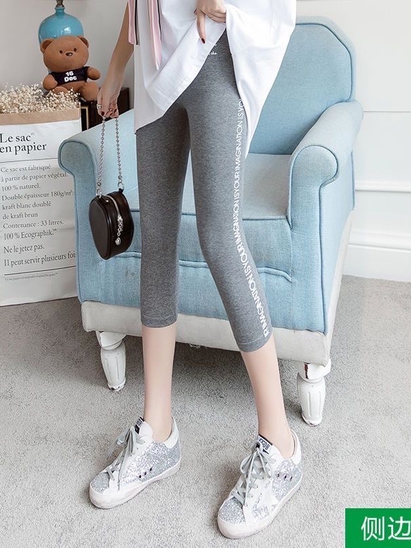 4 อวบ อ้วน การันตี อ้วนก็ใส่ได้ กางเกงเลคกิ้ง ขายาว ผอม อวบ คนท้อง Legging ใส่ได้ ยืดได้ถึง48" 8905