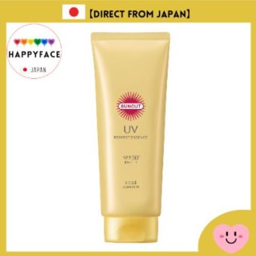 Kose Suncut Perfect UV 3 Type (Milk / Essence / Gel) Sunscreen Base Suncut Perfect UV Cream SPF50+ P