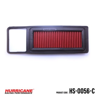HURRICANE กรองอากาศรถยนต์ผ้าแดง Jazz FIT HS-0056-C (Gen2)