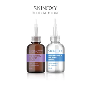 [เซ็ตคู่ดูแลผิว] SKINOXY Pro Booster Serum ขนาด 30ml. และ Aloe Vera Gel & Cleanser (เลือกสูตรได้)