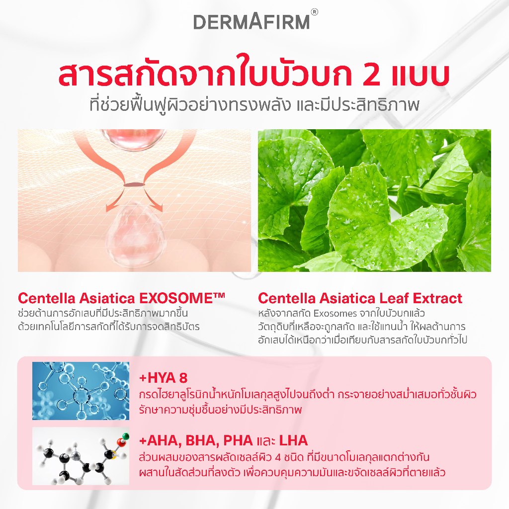 [1แถม1 ไซส์จริง] DERMAFIRM CICAA.C ESSENCE TONER 150ML เดอร์มาเฟิร์ม ซิก้า.ซี เอสเซนส์ โทนเนอร์ สิว ราคา ถูกที่สุด ดีลบีเคเค แกลเลอรีภาพที่ 5