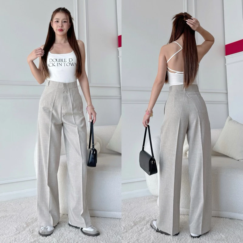 กางเกงกระบอกใหญ่ สีขายดีรุ่น Amma pants ที่ทุกคนต้องมี thumbnail 5
