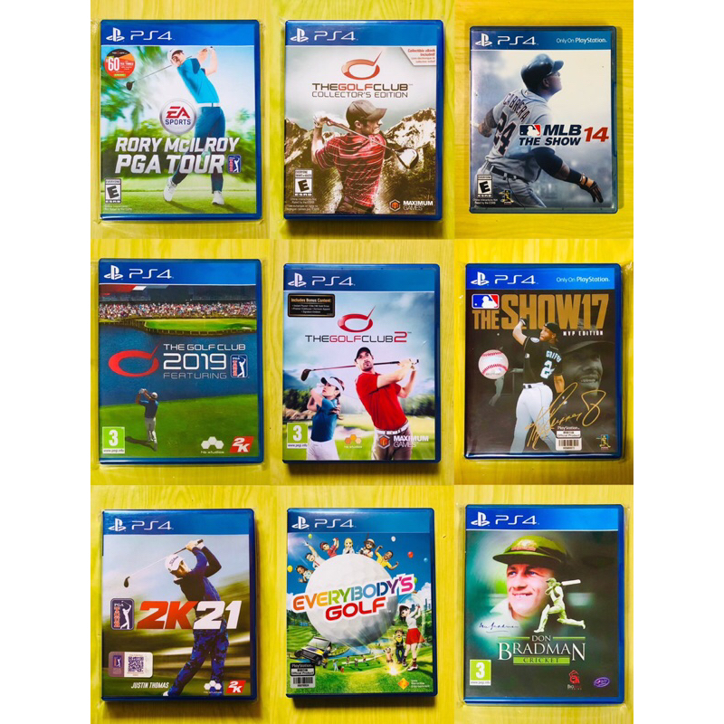 PS4 Games [S/P] รวมเกมส์ GOLF, TENNIS , The Show, NHL, DON Bradman Cricket )