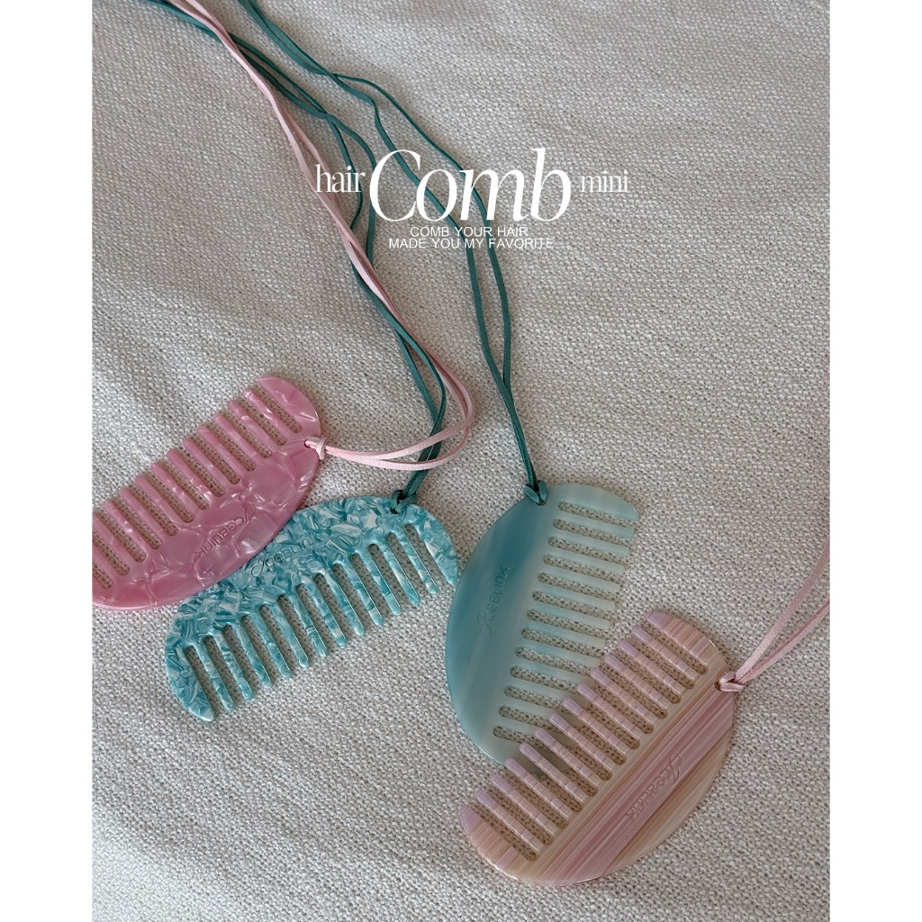 ICEBLINK l Hair Comb mini หวีพกพาพร้อมสายห้อย – โปรปัง