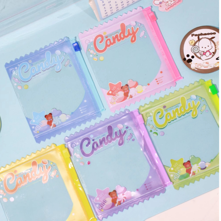 [พร้อมส่งในไทย🇹🇭] ซองใสพวงกุญแจ PVC สำหรับ ใส่ Arttoy บีน/เข็มกลัด✨