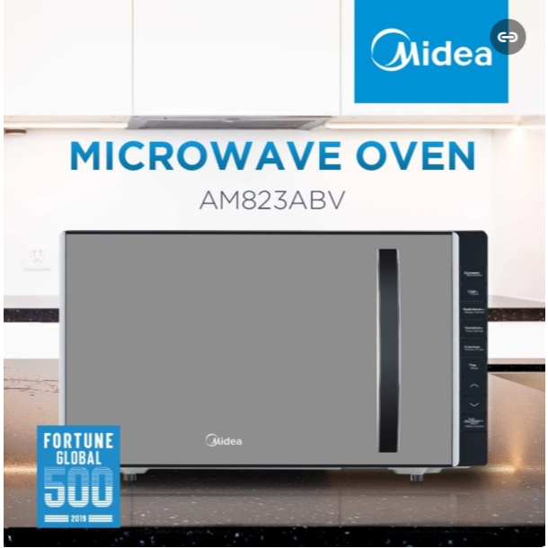 Midea ไมโครเวฟไมเดีย ความจุ 23 ลิตร (Digital Microwave 23L) รุ่น AM823ABV (New series)