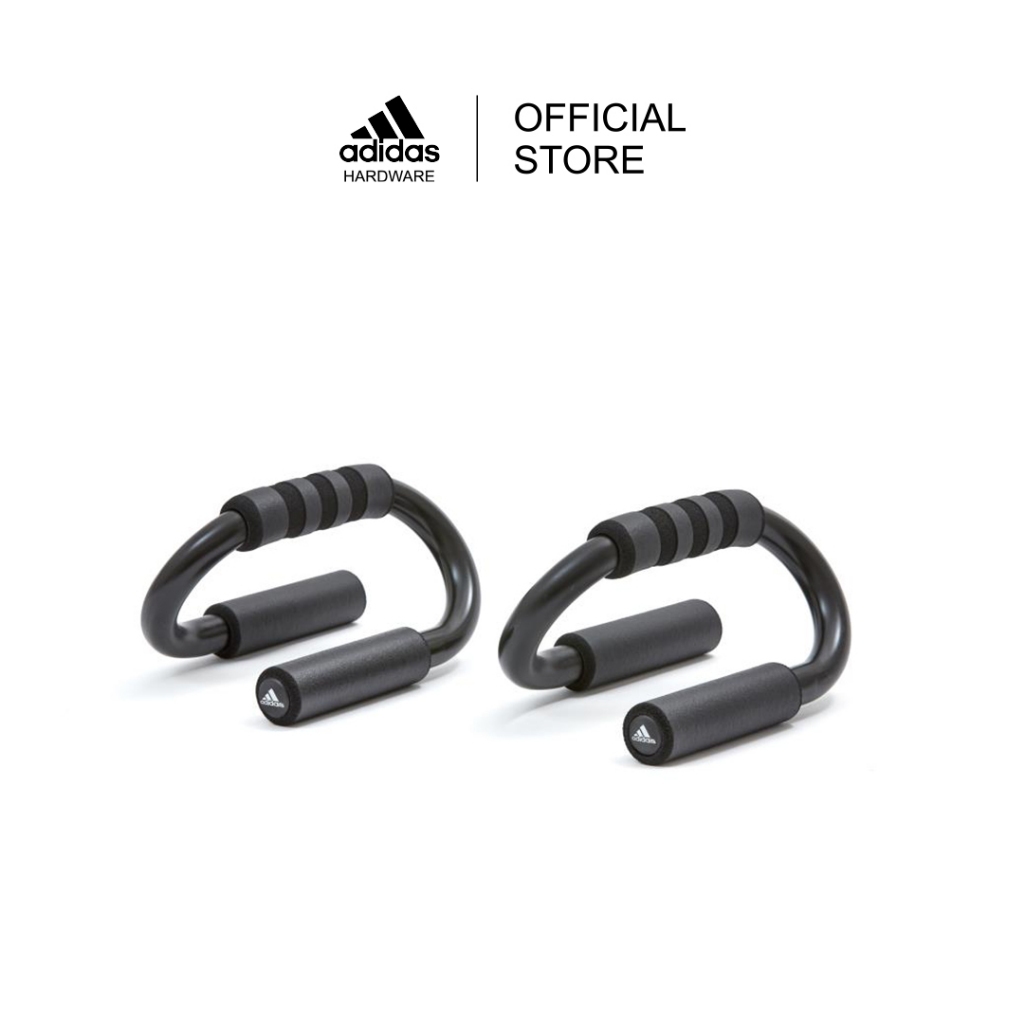 Adidas บาร์วิดพื้น (สีดำ) 1 คู่ (Push Up Bars)