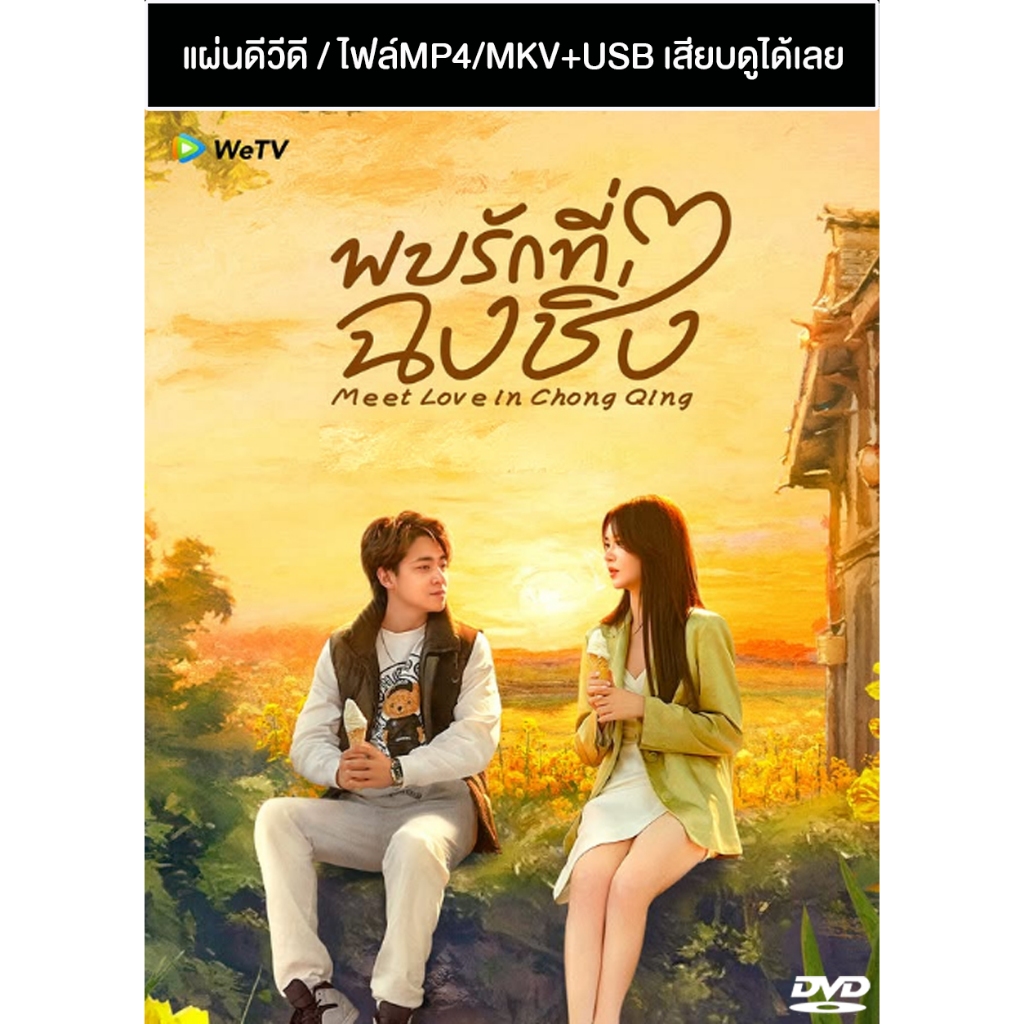 DVD / USB ซีรี่ย์จีน พบรักที่ฉงชิ่ง Meet Love in Chong Qing (2024) ซับไทย (แถมปก)