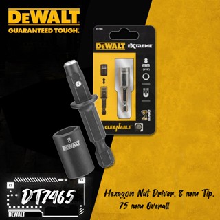 DeWALT ก้านต่อหัวบ๊อกซ์ 8 มม. รุ่นทำความสะอาดได้ รุ่น DT7465…