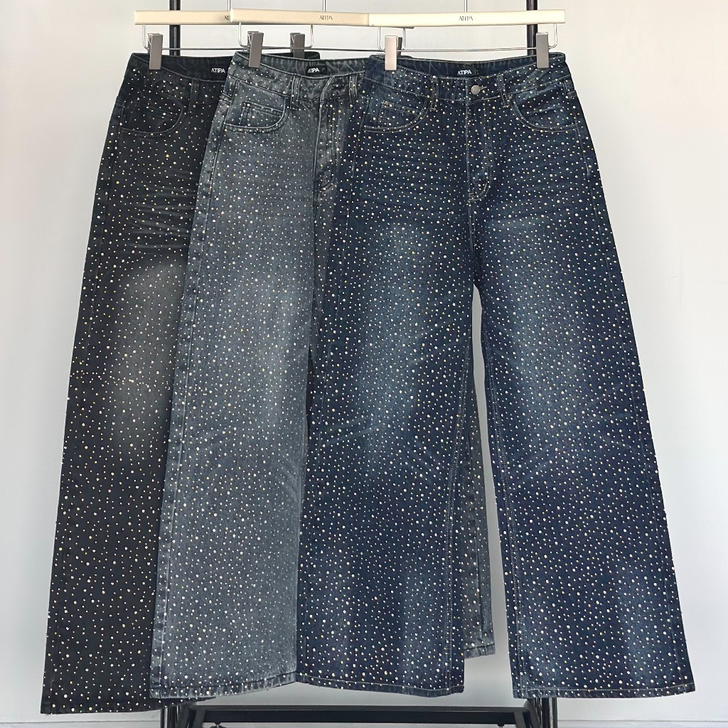 Atipashop - EGBERT WINK JEANS กางเกงยีนส์ ขายาว ทรงกระบอกกลาง ยีนส์วิ้ง พร้อมเข็มขัด รูปที่ 2