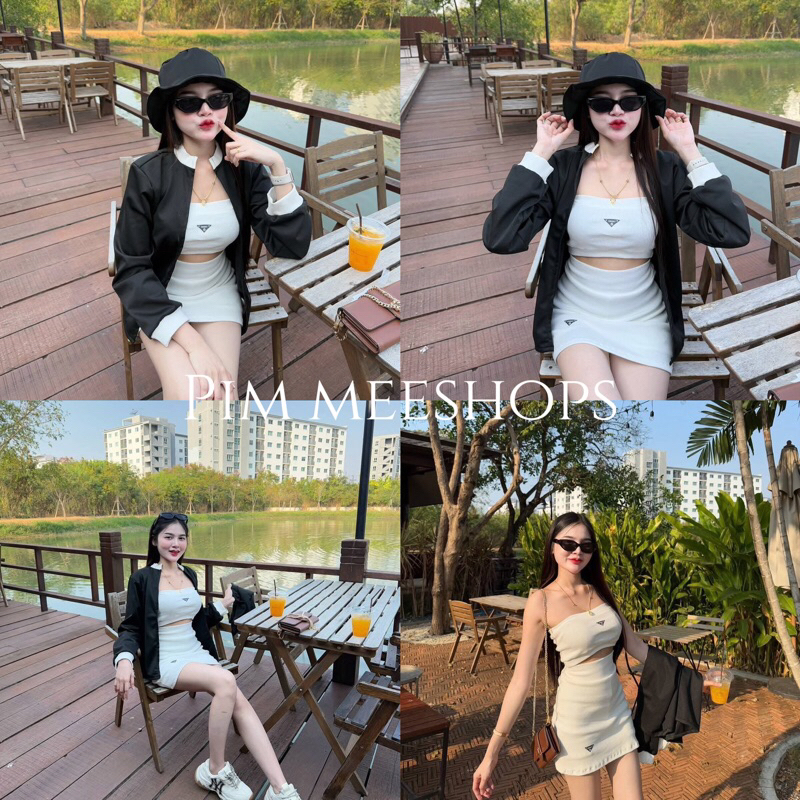 สินค้าหมด งดกดสั่งซื้อก่อนน่ะค่ะ ชุดเซ็ท 4 ชิ้น ( มีหมวก ) คุ้มสุดๆ งานตามหาหนักมาก