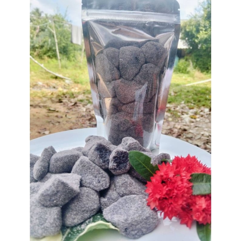 ขนมดูข้าวเหนียวดำ ขนมพื้นบ้าน แพคละ 30 ลูก