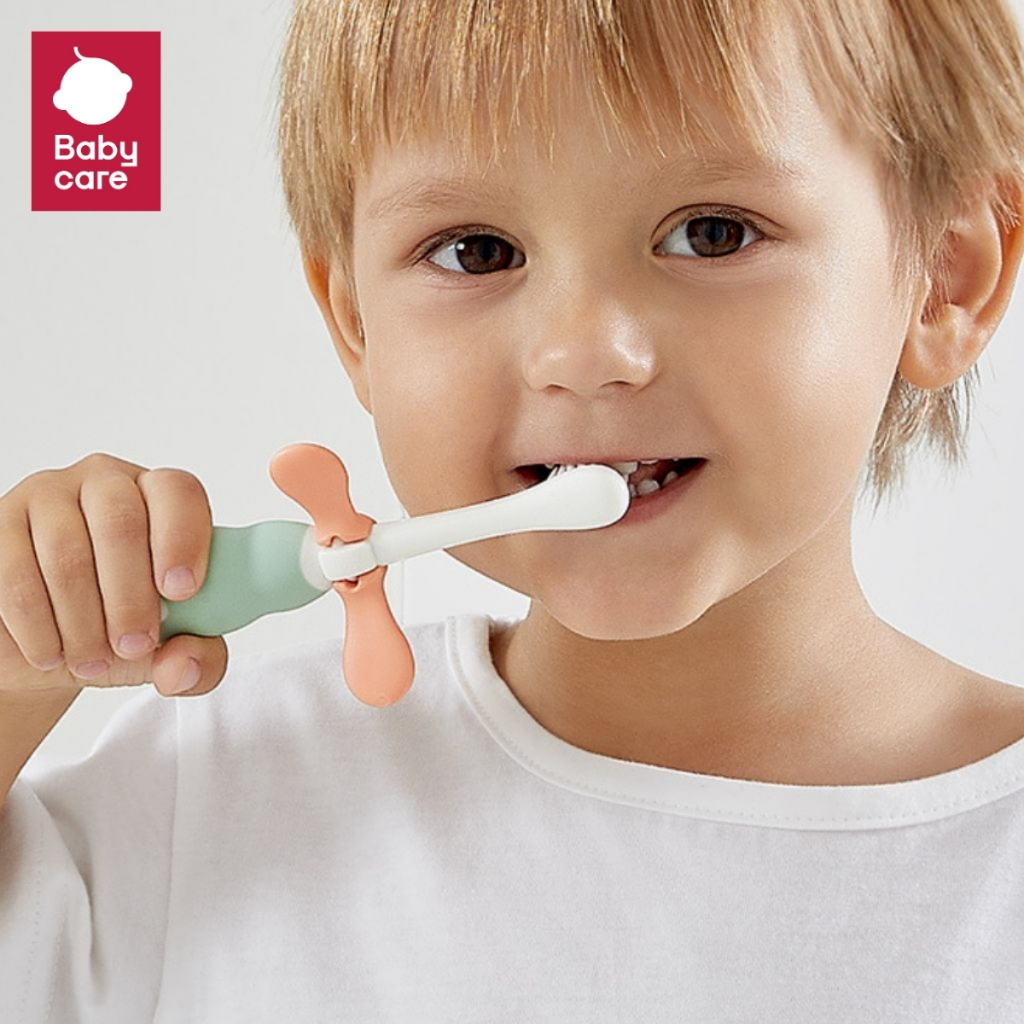 BabyCare Kids Tooth-Brush แปรงสีฟันเด็กกันลื่น เหมาะสำหรับเด็ก 18-36 เดือน