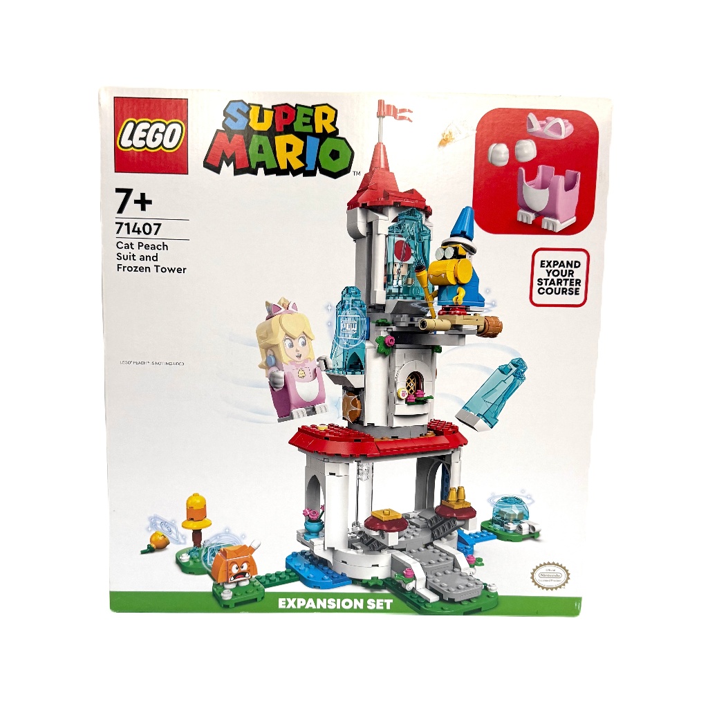 LEGO Super Mario Cat Peach Suit and Frozen Tower Expansion Set 71407