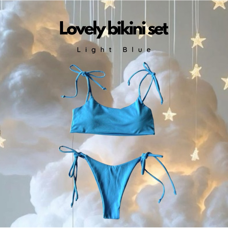 Lovely bikini ❤️ เซ็ตบิกินี่รุ่น Lovely สดใสสุดๆ พร้อมท้าแดดท้าทะเลรับซัมเมอร์นี้