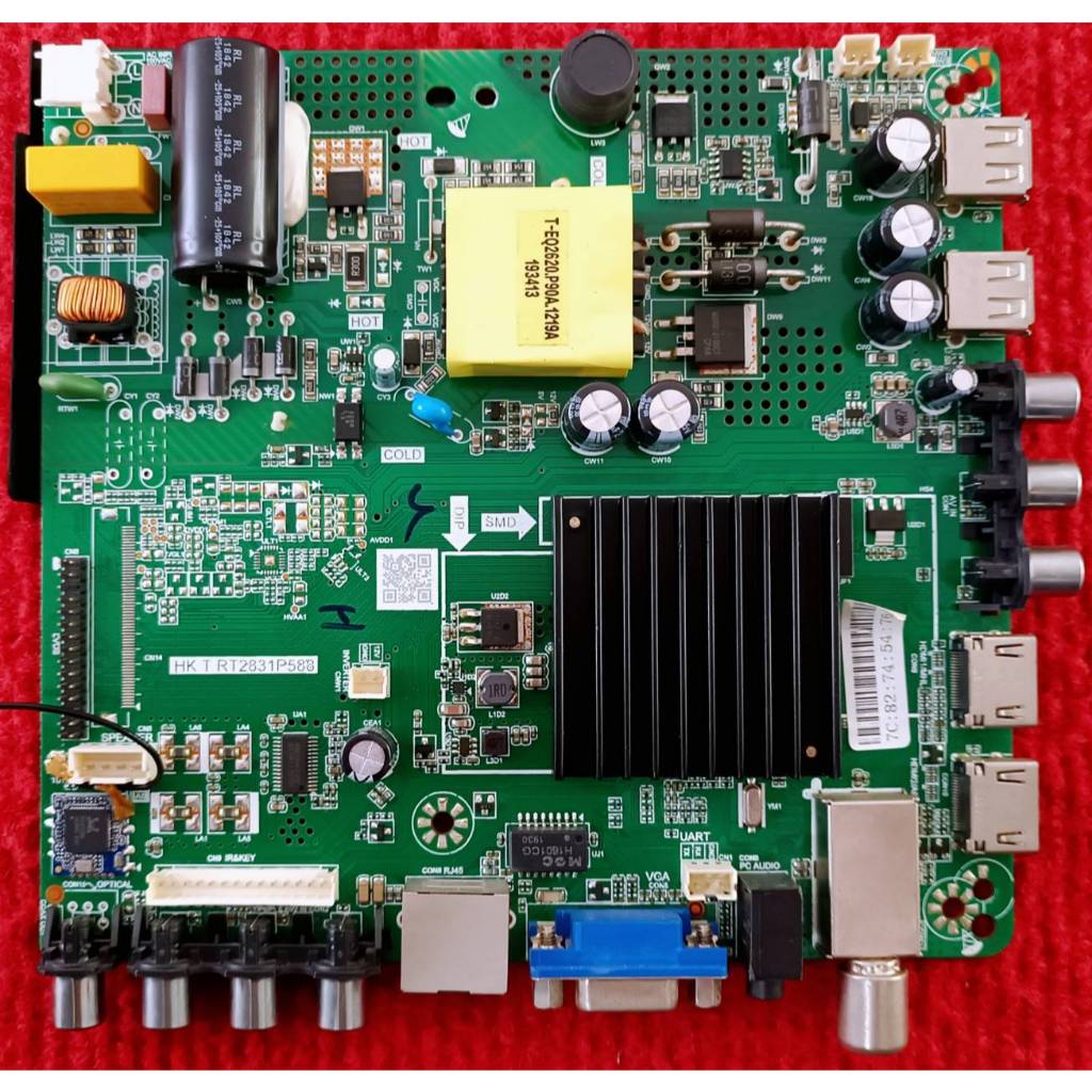 เมนบอร์ดทีวี  Altron LTV-3208 เฉพาะเวอร์ชั่นจอ HV320WHB-N85 พาสบอร์ด HK.T.RT2831P588