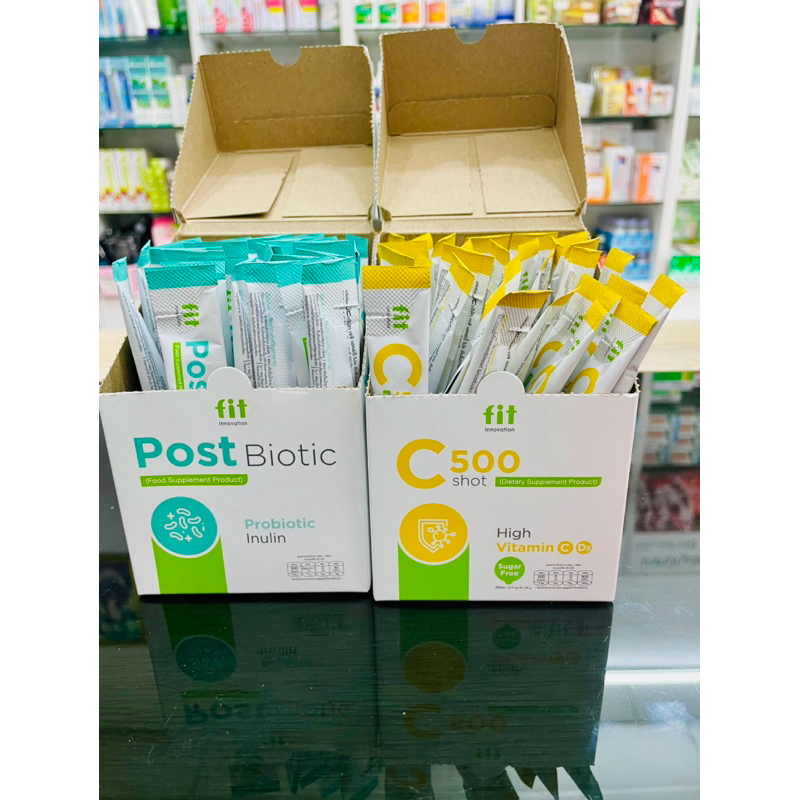 FIT post biotic insulin & vitamin C 500mg shot กินง่ายพกพาสะดวก