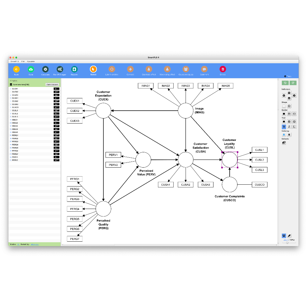 SmartPLS 4.1.1.2 [ 3 Years Subscriptions] | For Win & Mac | New Version