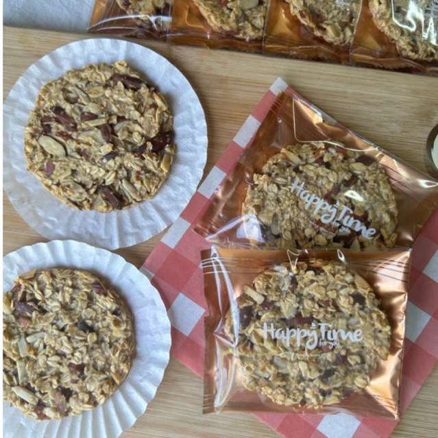 คุกกี้ข้าวโอ๊ตคลีน👍 ::ไร้แป้ง::ไร้น้ำตาล โปรตีนสูงคุมน้ำหนัก ((กล่องขาว 8ชิ้น)) - รูปที่ 2