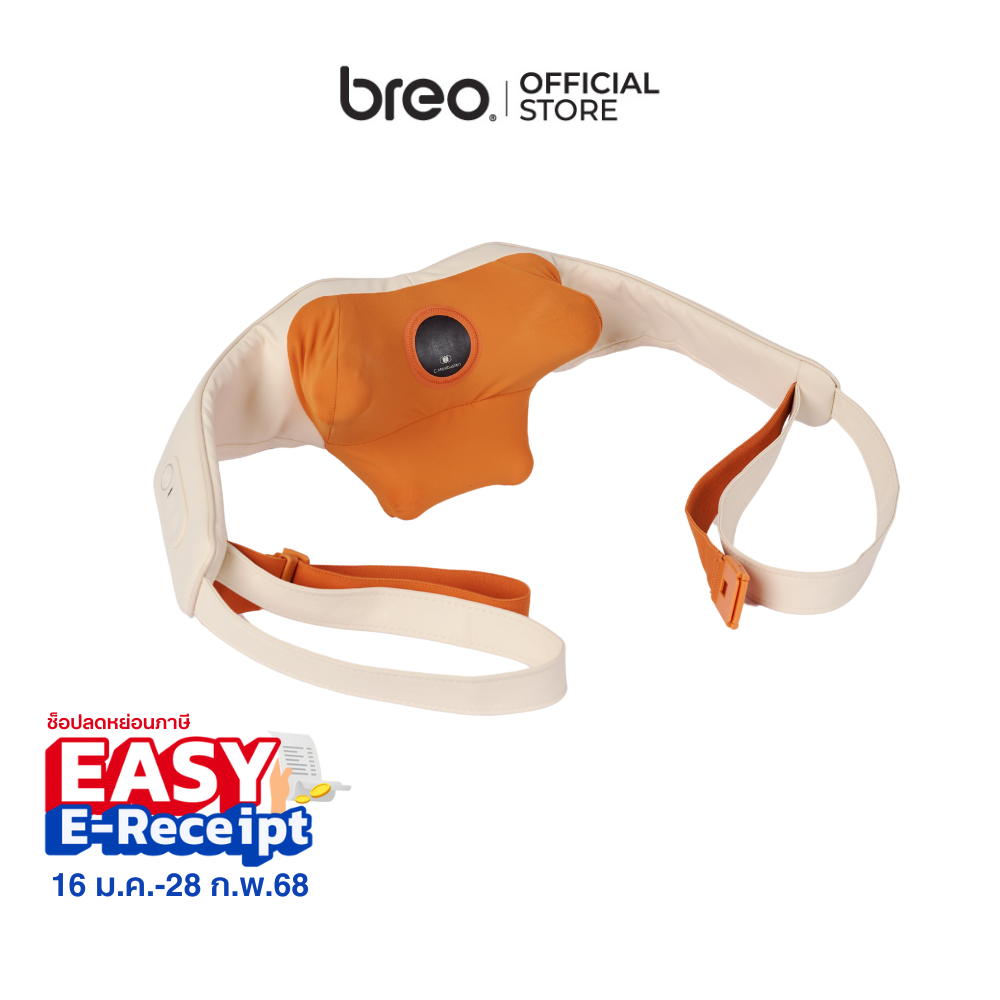 breo N6 mini เครื่องนวดคอ บ่า ไหล่ Neck&Shoulder Massager นวัตกรรม Hall Sensor ตรวจจับสรีระ หัวนวดดอกพลัมเข้าถึงพังผืด