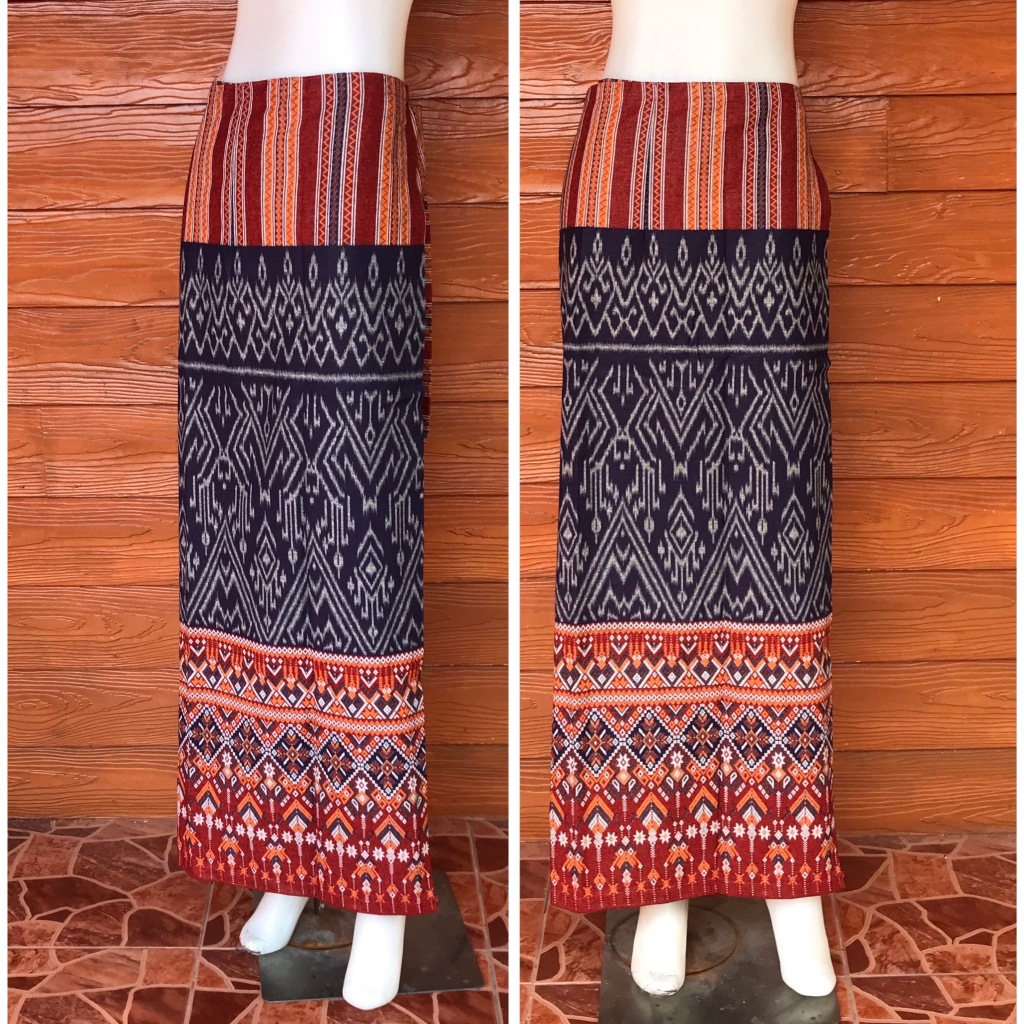 ผ้าซิ่น ผ้าพิมพ์ลายลายภูไทย