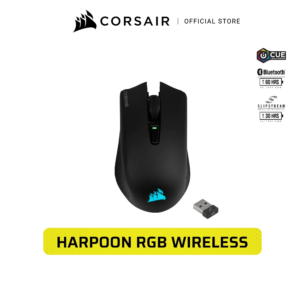 CORSAIR HARPOON RGB WIRELESS - เมาส์เกมมิ่งไร้สาย
