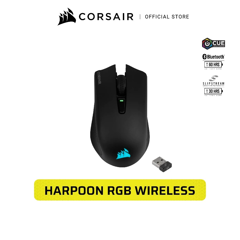 CORSAIR HARPOON RGB WIRELESS - เมาส์เกมมิ่งไร้สาย