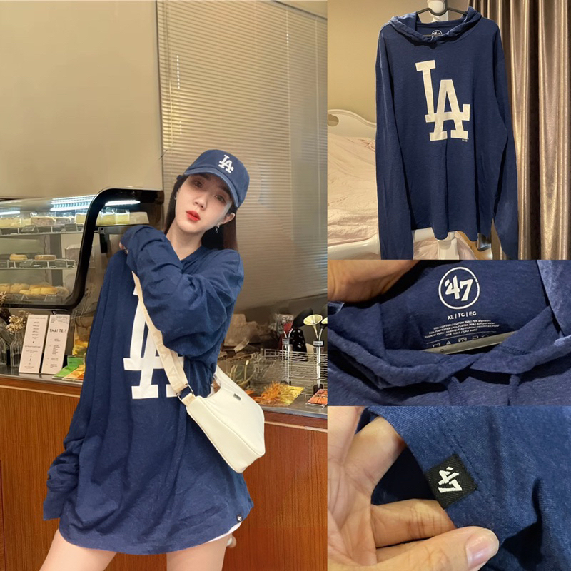 Authentic Forty-Seven MLB LA Dodgers Hoodie set and baseball cap