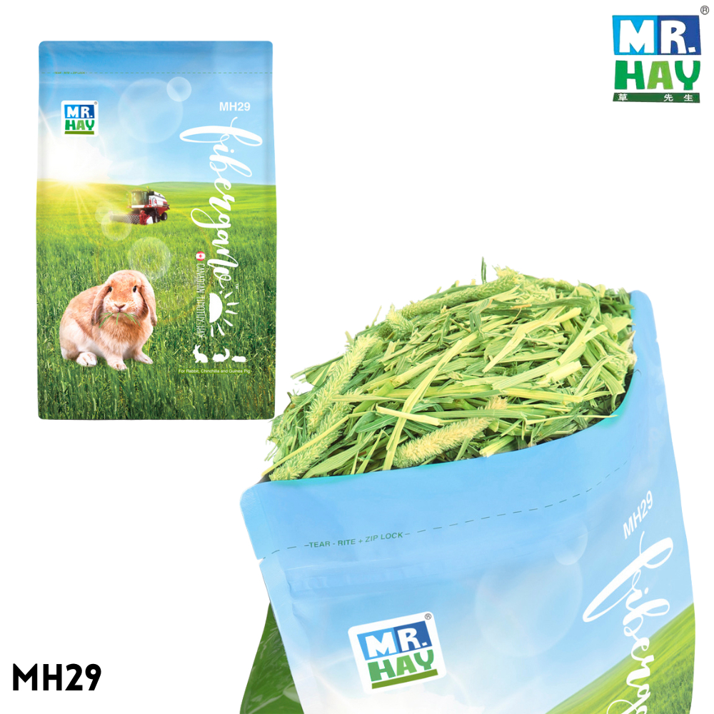 Mr.hay MH29 Canadian Timothy Hay หญ้าทิโมธีเกรดพรีเมียม มีสารอาหารสูง 500 g