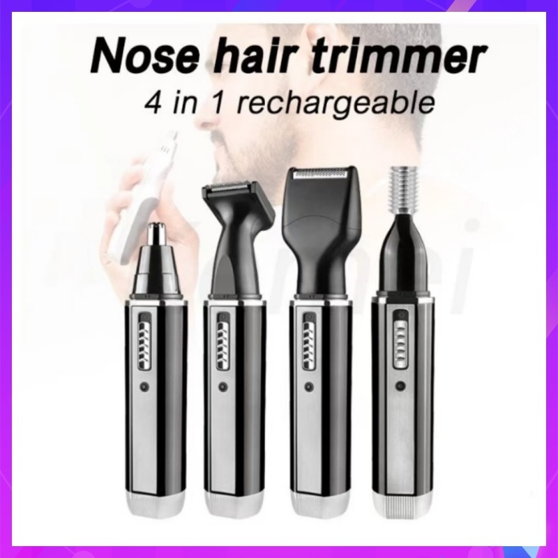 Kemei Original Kemei 4 In 1 KM-6630 เครื่องโกนหนวดไฟฟ้า เครื่องโกนหนวดเคราจมูก หู