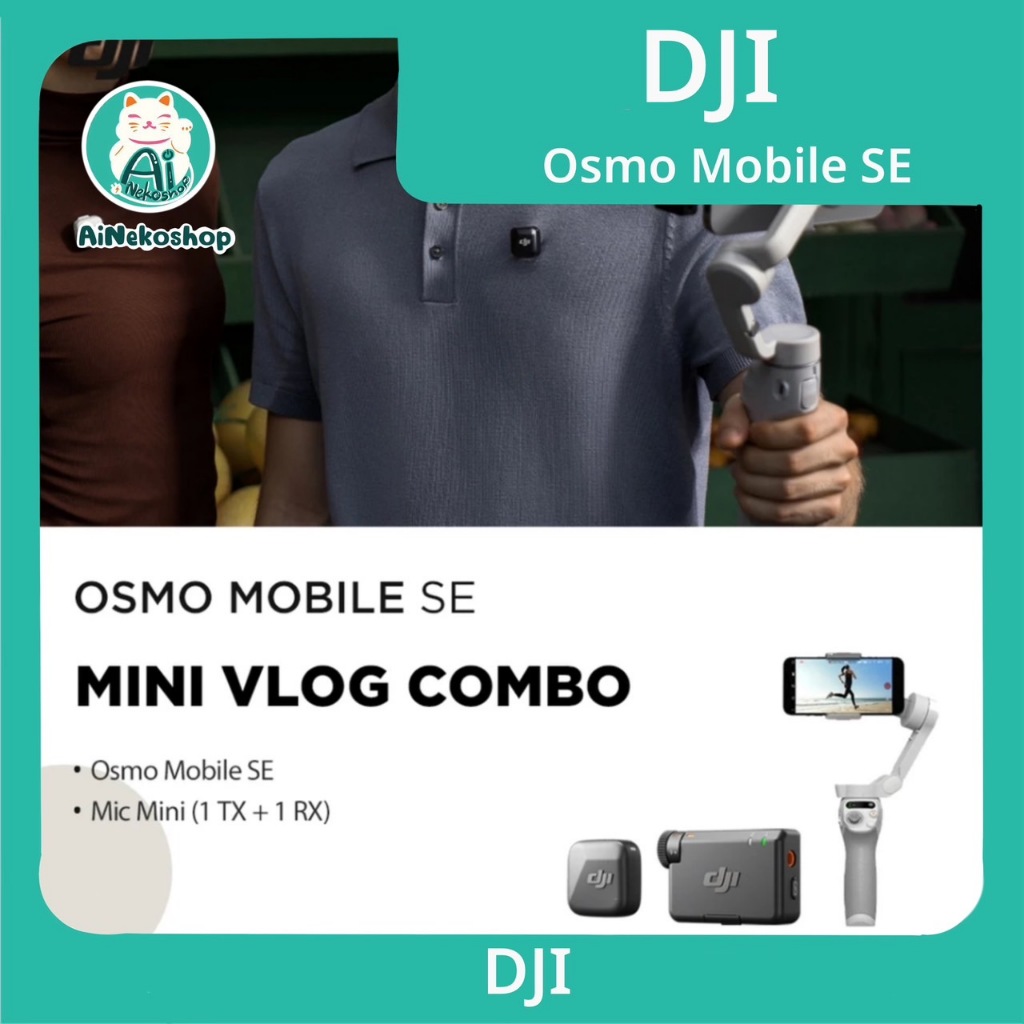 DJI Osmo Mobile SE - Smartphone Stabilizer | ไม้กันสั่นสำหรับสมาร์ทโฟน | ระบบกันสั่น 3 แกน | ตัวเครื่องพับได้น้ำหนักเบา