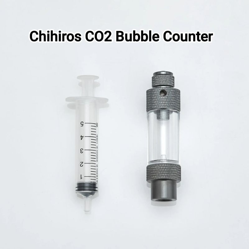 Chihiros CO2 Bubble Counter ตัวนับฟองคาร์บอน กันน้ำย้อนในตัว