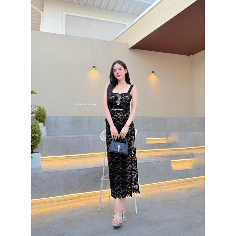 LILY เซ็ต 2 ชิ้น[เสื้อ+กระโปรง]เซ็ตลูกไม้สวยแบบตัวมารดา ชุดเซ็ตน่ารักๆ ชุดเซ็ตใส่เที่ยว ชุดสวยๆ - รูปที่ 6