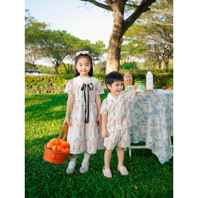 ชุดครอบครัว Love is love สีครีมโรมัน(รหัส234) - รูปที่ 7