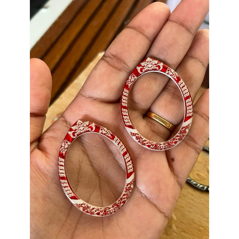 งานหน้ากากอคิลิคตกแต่งองค์พระ ทรงไข่ - รูปที่ 2