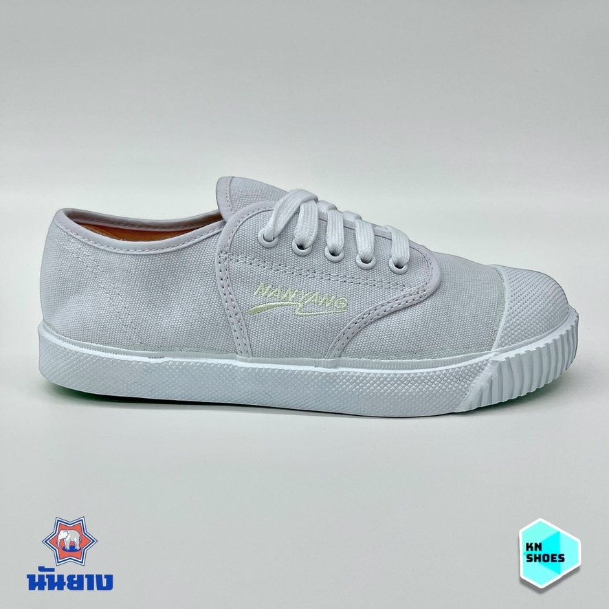 รองเท้านักเรียน รองเท้าผ้าใบนักเรียน นันยาง 205-S  เบอร์ 31-45 ของแท้ 100%