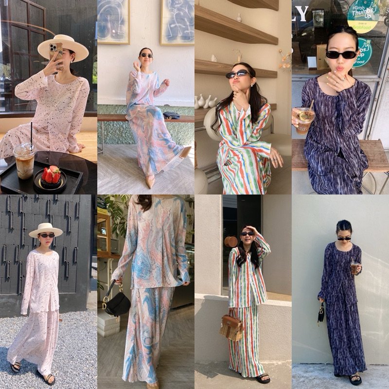 Emi PLEAT set เซทพลีทกระโปรง